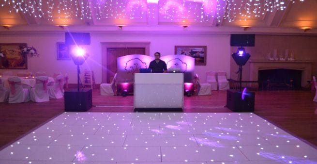 wedding dj playing to empty floor